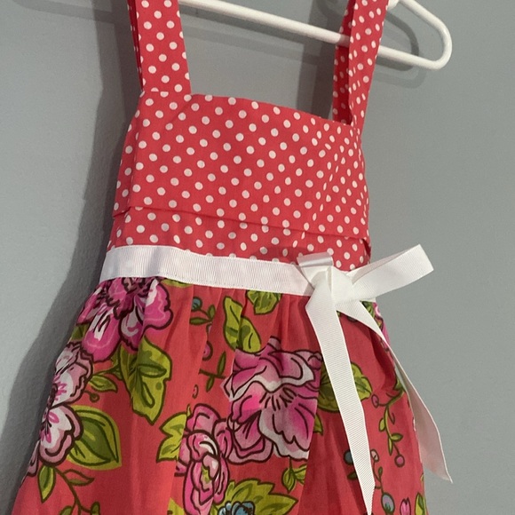 Pinky Pink Floral Kids Dress Size 4 - Picture 3 of 11